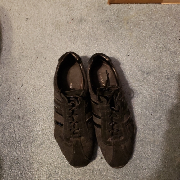 Coach Black Signature Logo C Sneakers Size 6.5 - Picture 10 of 11